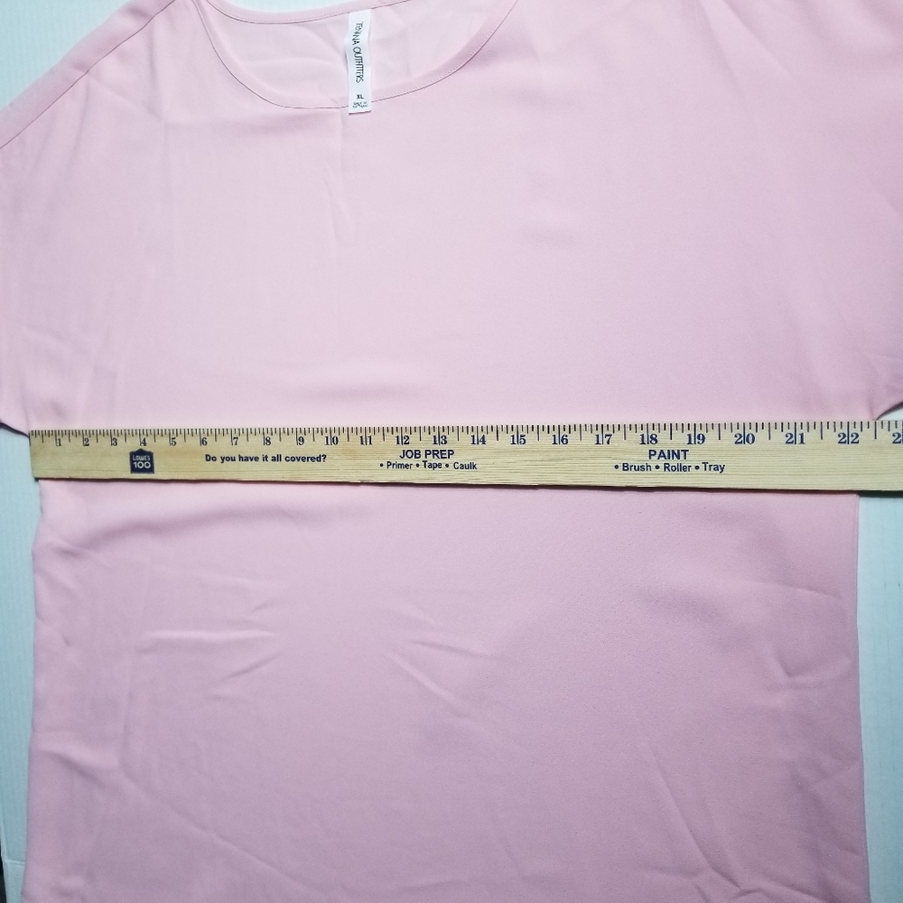 NWOT ZENANA OUTFITTERS WOMEN'S PINK BLOUSE SIZE XL - Picture 8 of 10